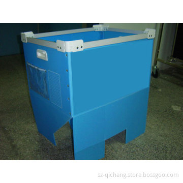 Folding Corrugated Plastic Reusable Box (QC2130)